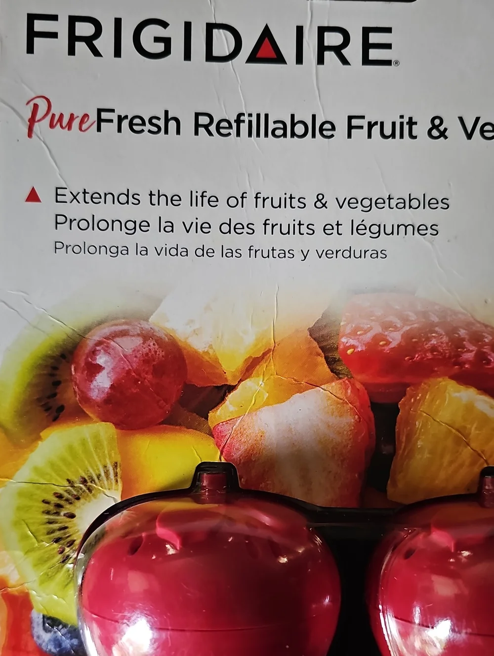 Frigidaire PureFresh Universal Fruit Veggie Refillable Produce Saver x2 New $30